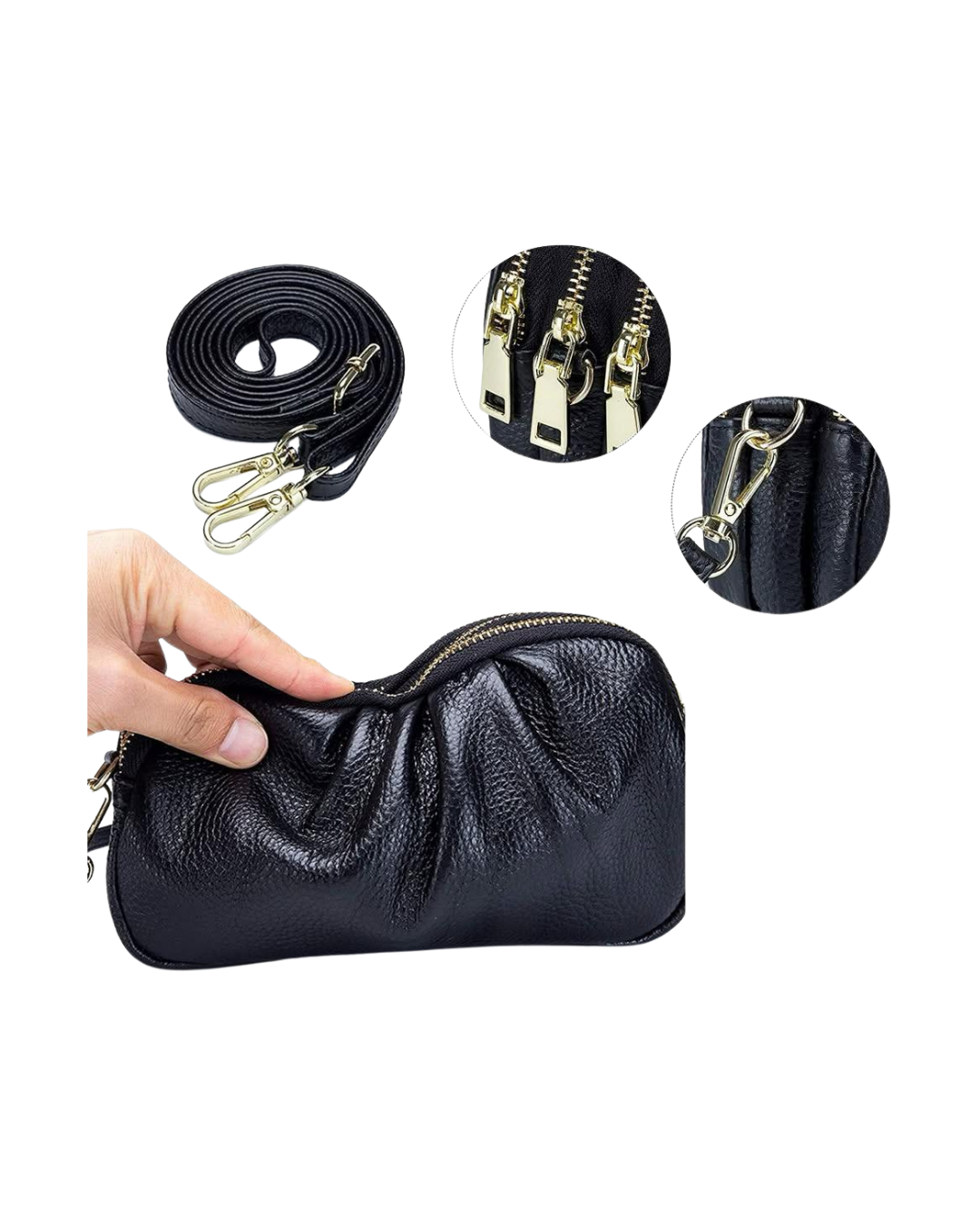 The Velvet Ruche Crossbody