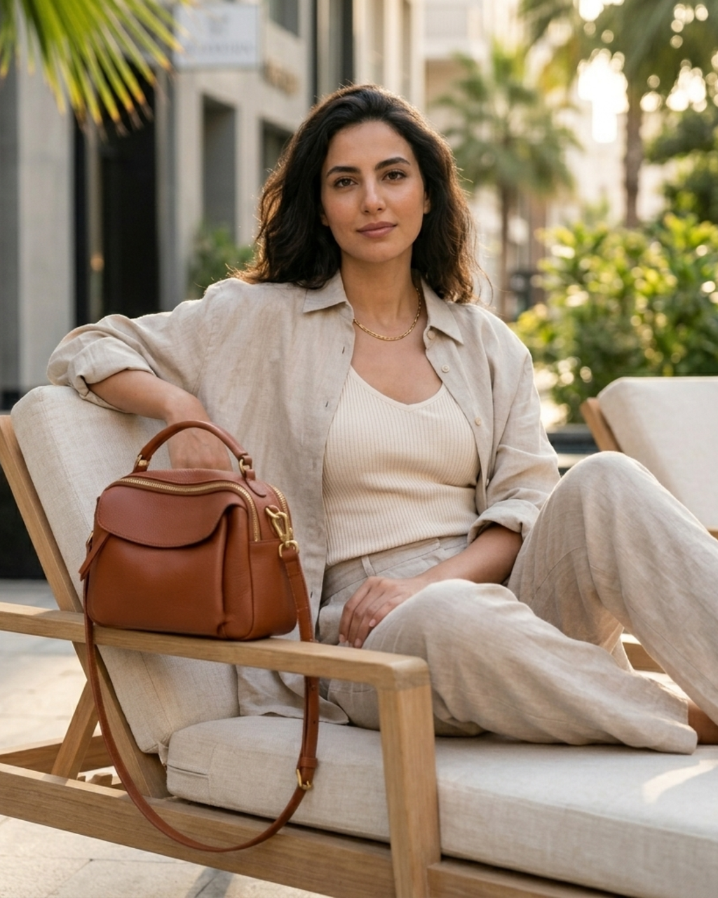 The Cognac Satchel