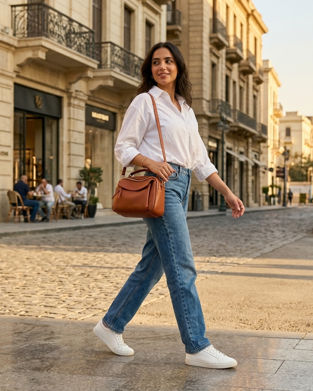 The Cognac Satchel