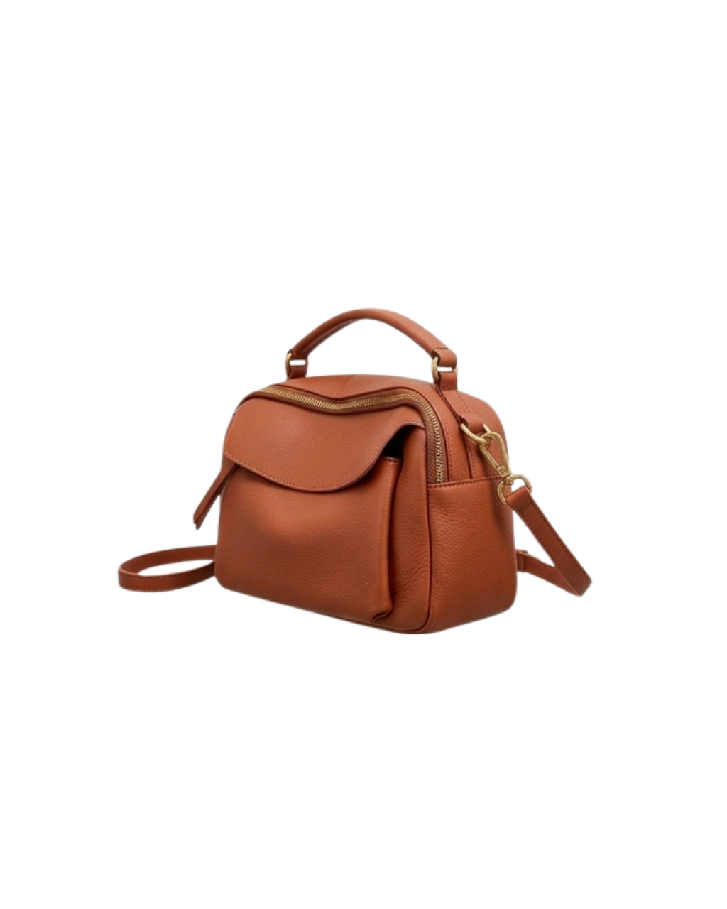 The Cognac Satchel