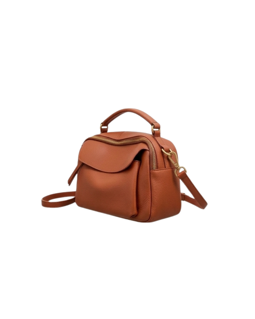 The Cognac Satchel