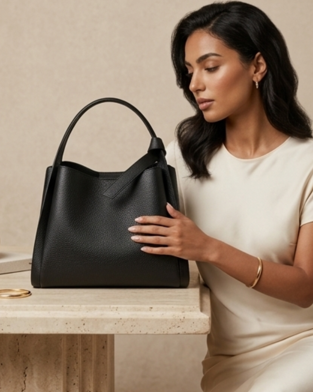 The Onyx Bucket Tote