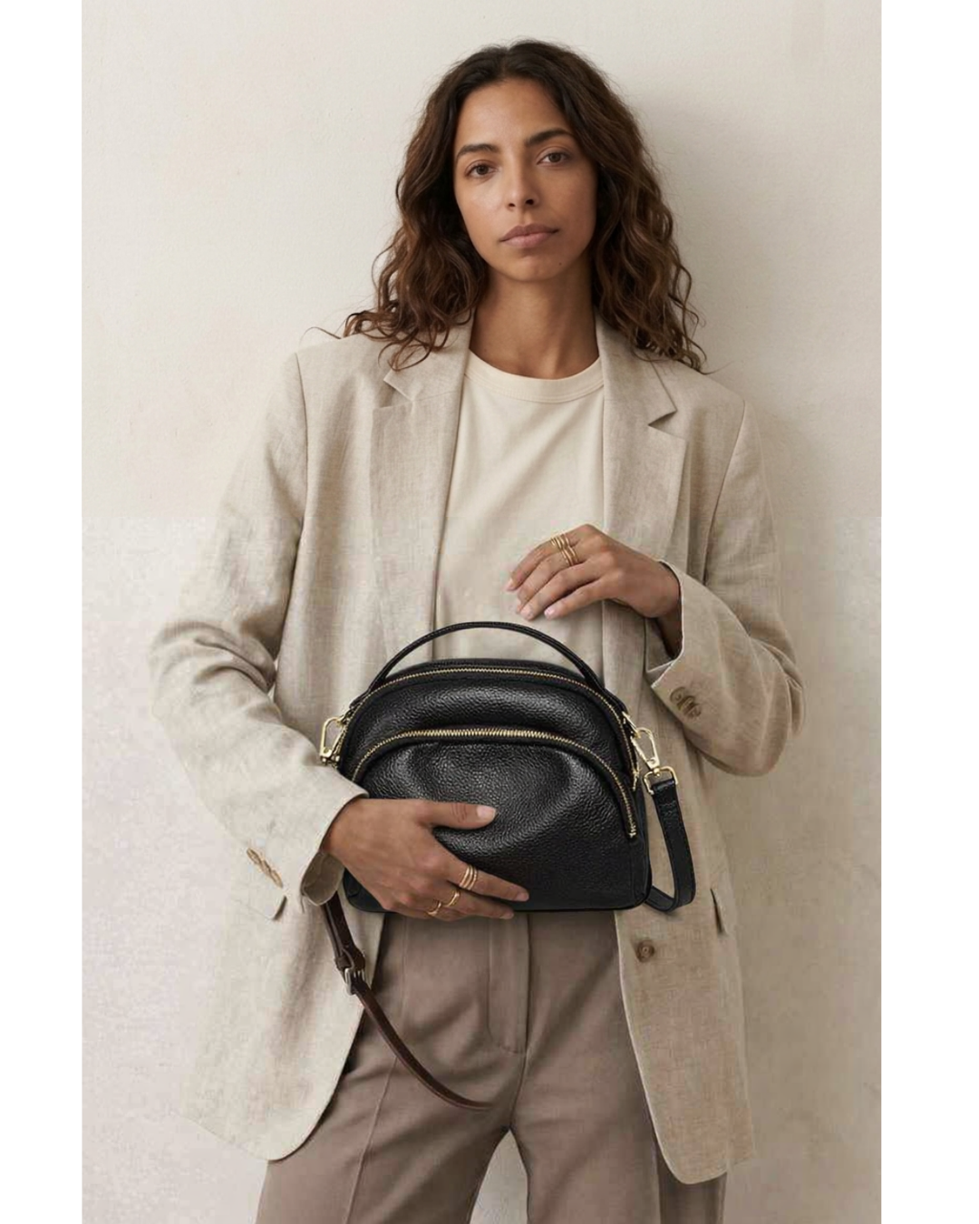 The Noir Demi Crossbody
